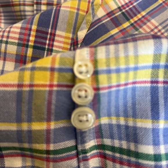 Polo Ralph Lauren‎ Oxford Shirt Button Up Multicolored Plaid Long Sleeve XXL - Picture 8 of 11